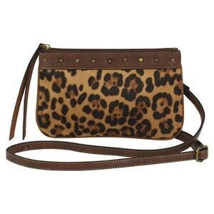 Justin Cheetah Print Crossbody Bag Nwt